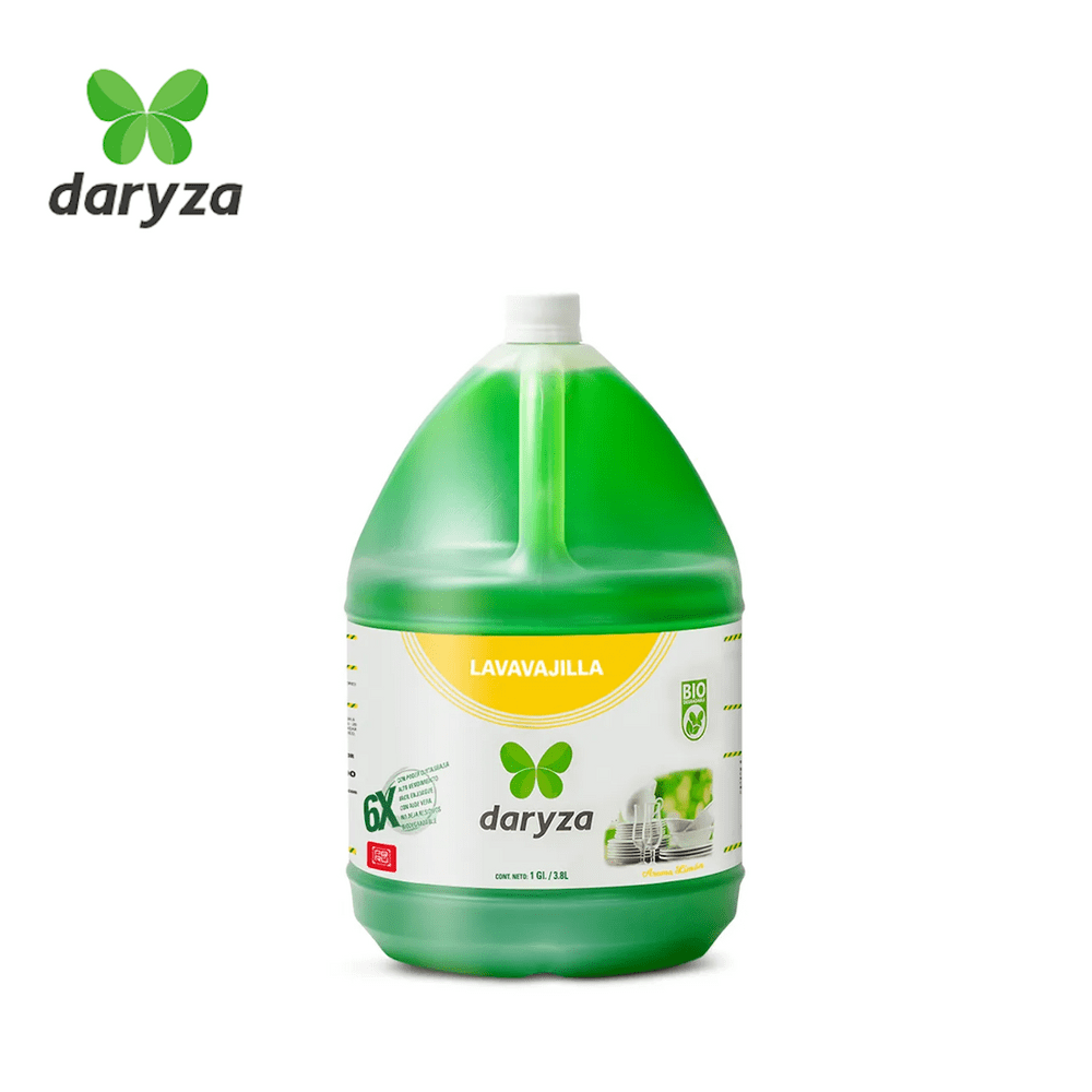 Lavavajilla Gel Daryza Limón Galón