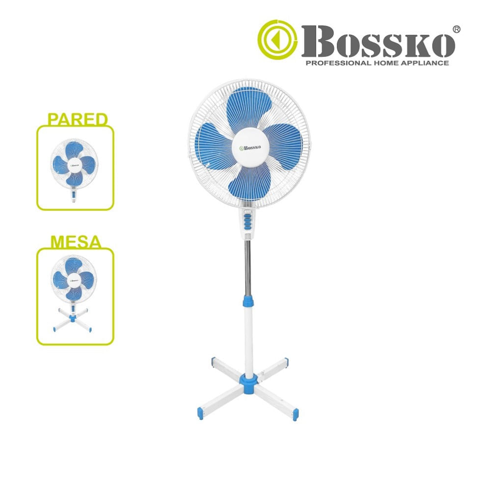 Ventilador de Pared Control Remoto BOSSKO BK-8210 - Promart