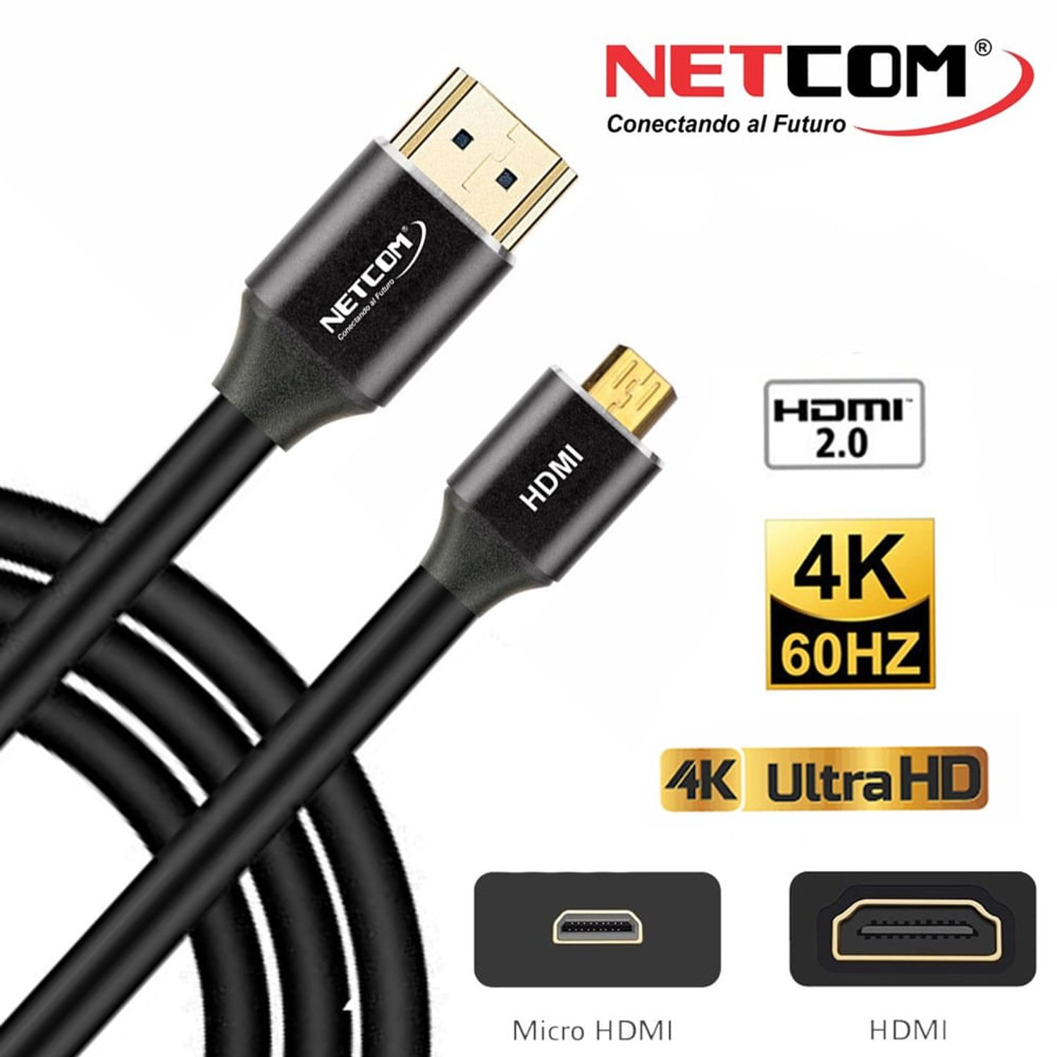 Cable USB C a HDMI Unitek 1.8 metros 4K 60HZ