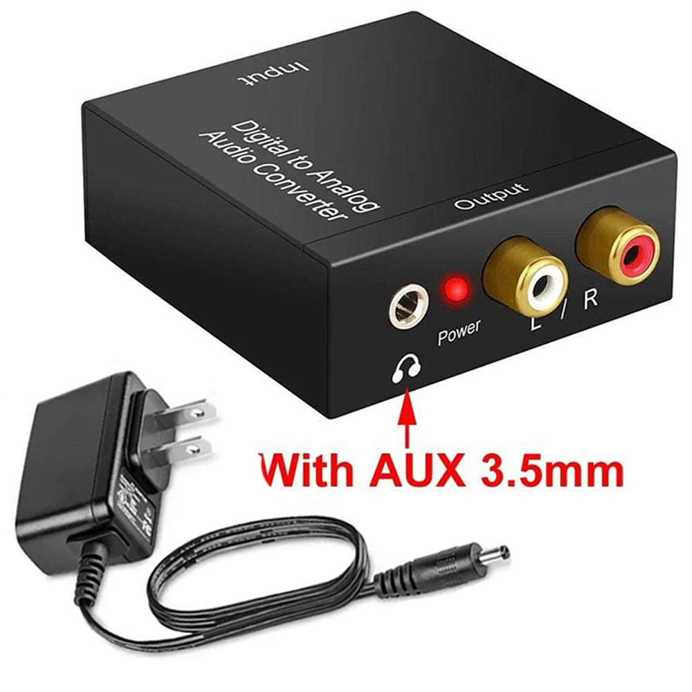 Convertidor Digital Cable Audio Optico Convertidor Cable Auxiliar