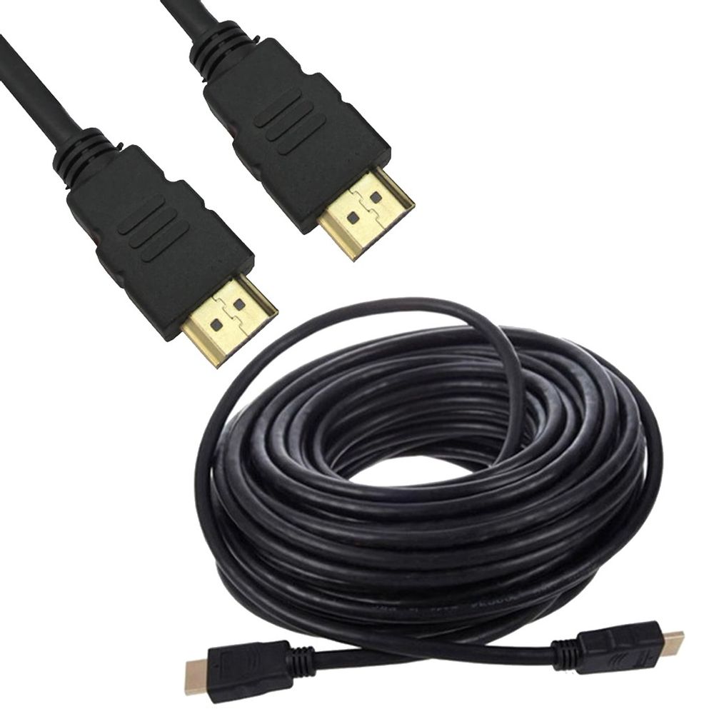 Cable HDMI 5 Metros Full HD 3D V1.4 PVC Negro HDMI a HDMI