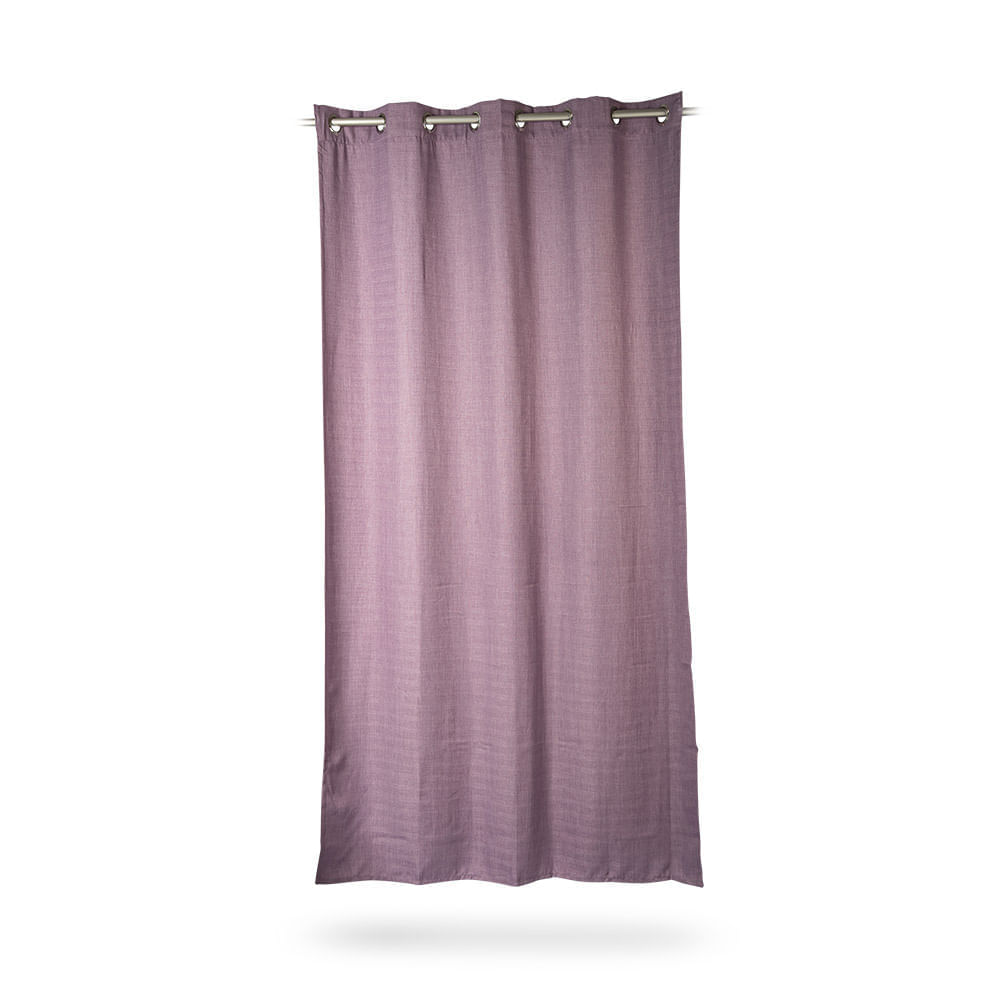 Cortina de Tela Poliéster Orange Lila 140x250cm