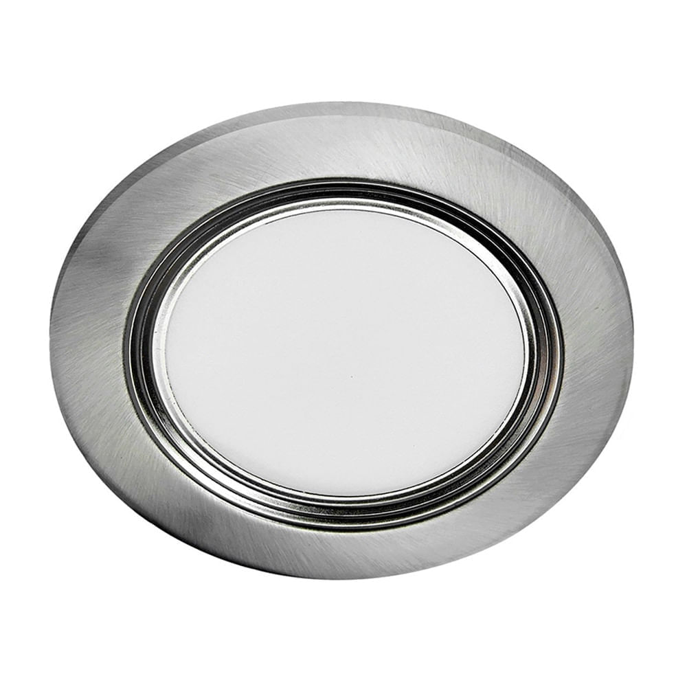 Spot emp led p/caja octogonal 14W silver Luz fría Lightech