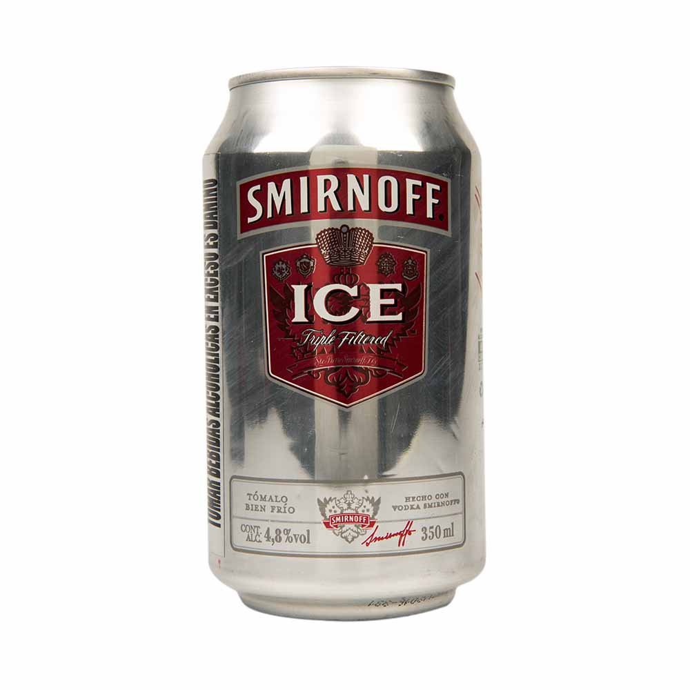 Vodka SMIRNOFF Ice Green Apple Listo para Tomar Lata 350ml