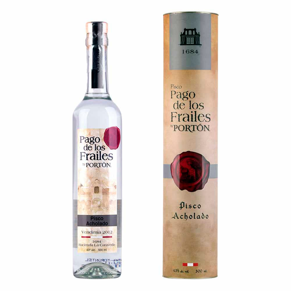 Pisco PAGO DE LOS FRAILES Acholado Botella 500ml