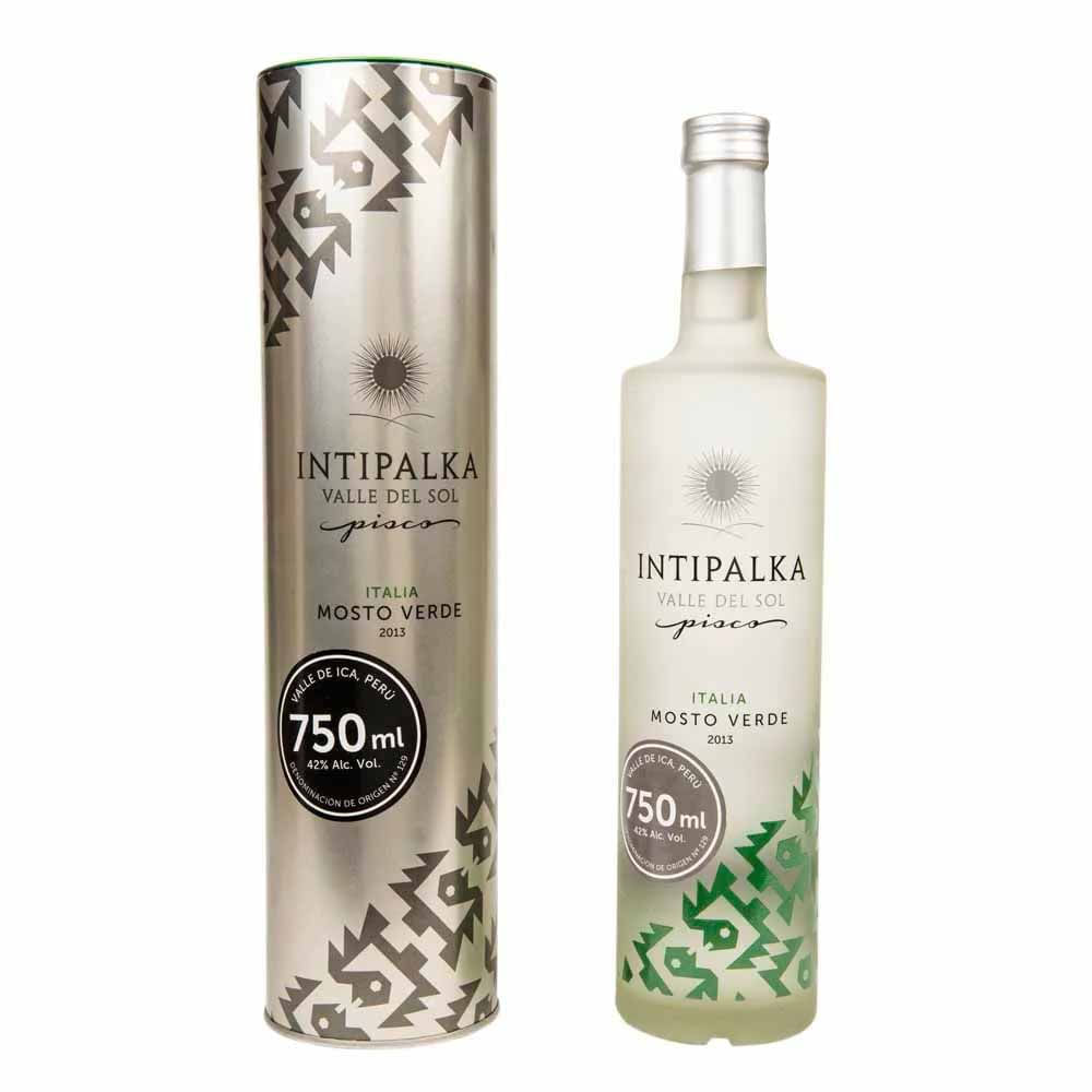 Pisco INTIPALKA Mosto Verde Italia Botella 750ml