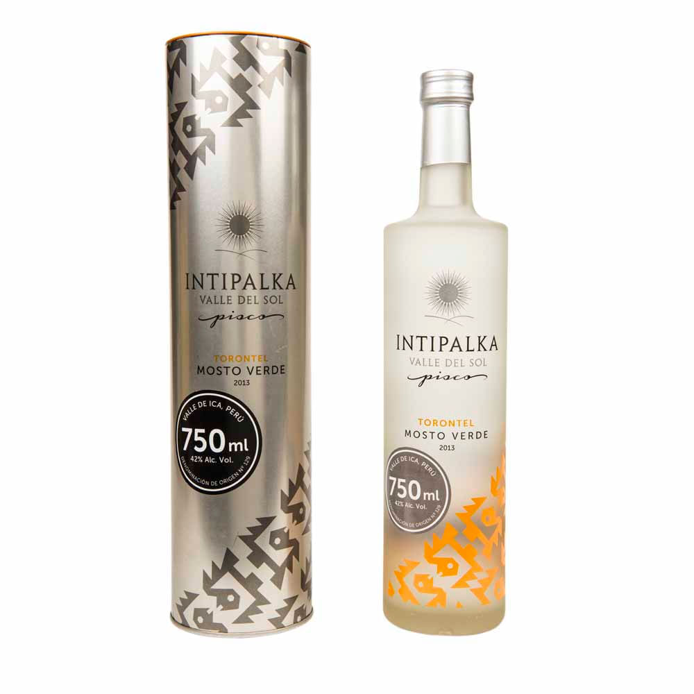 Pisco INTIPALKA Mosto Verde Torontel Botella 750ml