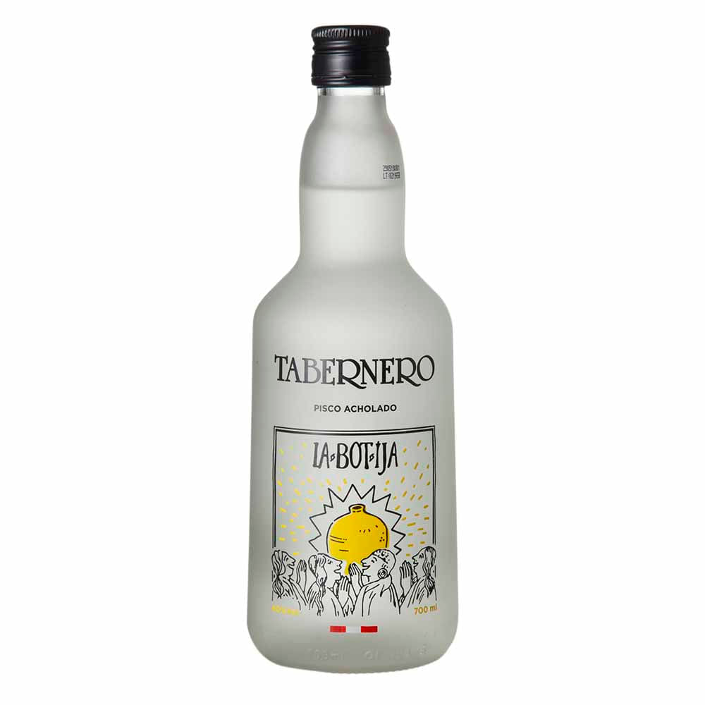 Pisco LA BOTIJA Tabernero Acholado botella 700 ml
