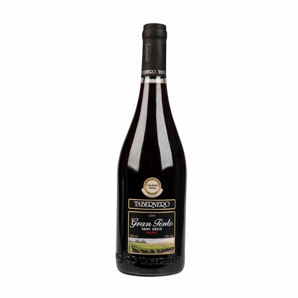 Vino Tinto TABERNERO Gran Tinto Semi Seco Botella 750ml