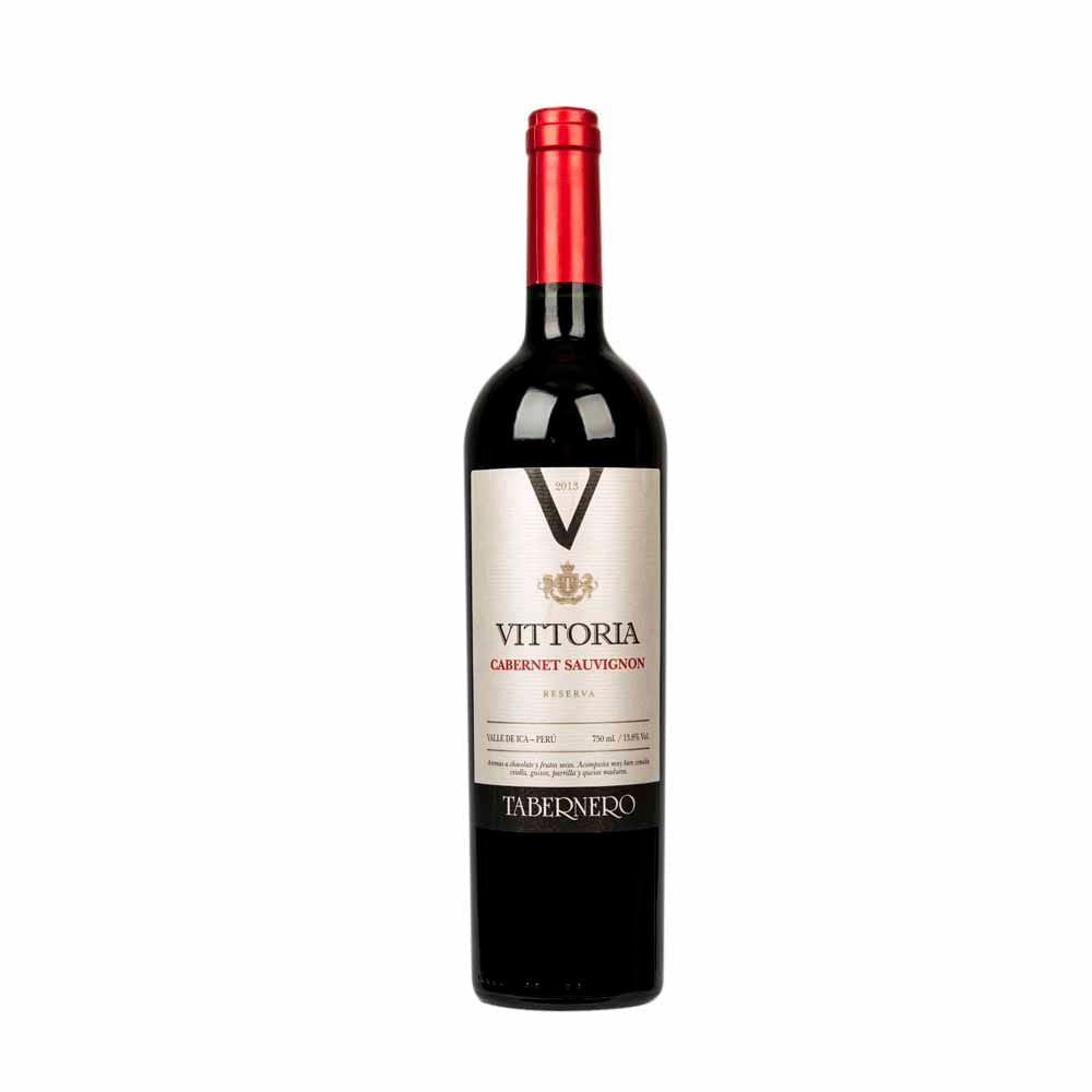 Vino Tinto TABERNERO VITTORIA Reserva Cabernet Sauvignon Botella 750ml