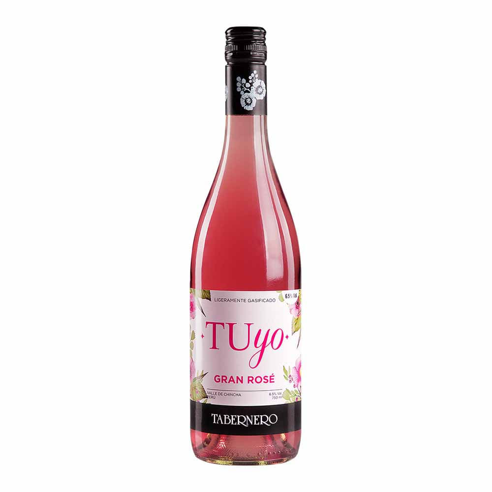 Vino Rosé TABERNERO Tuyo Semi Seco Botella 750ml