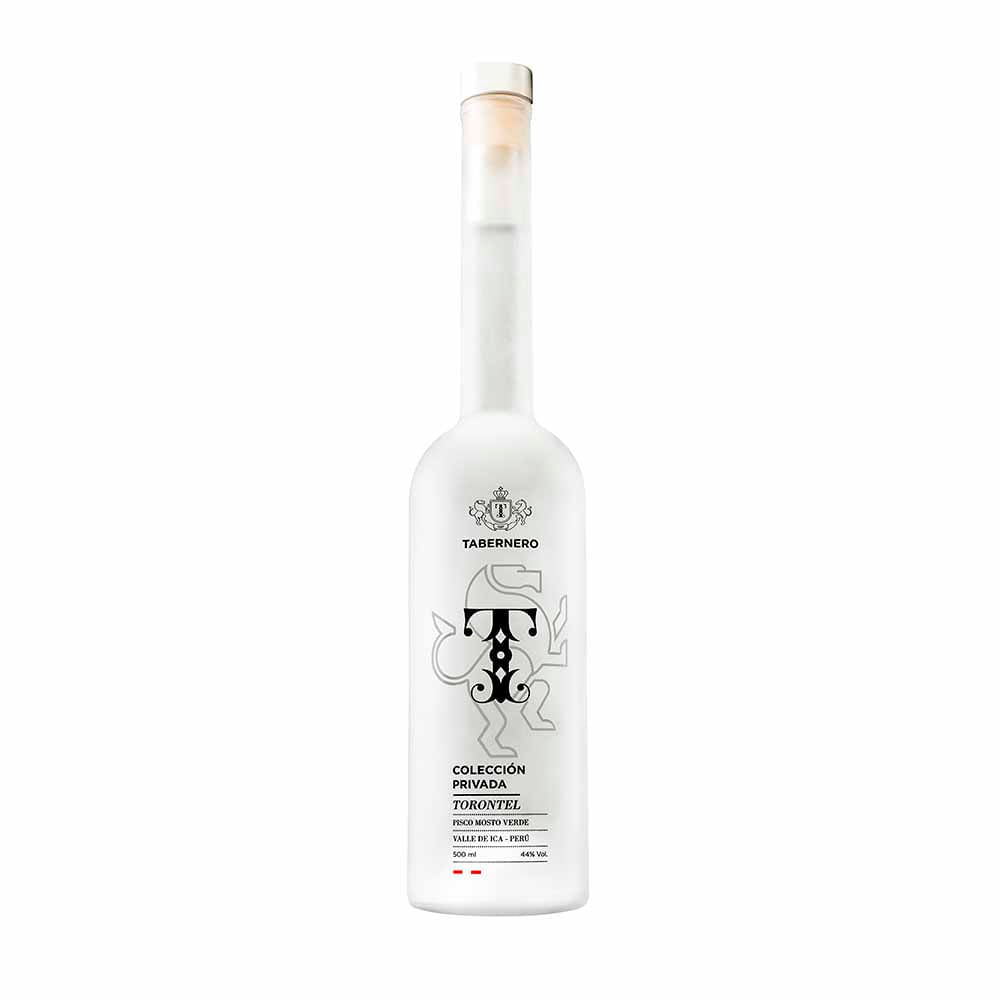 Pisco TABERNERO Mosto Verde Torontel Botella 500 ml