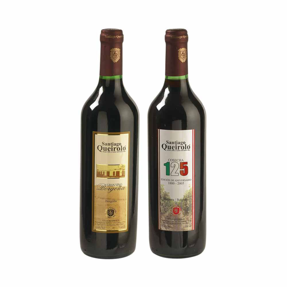 Vino Tinto SANTIAGO QUEIROLO Borgoña Barbera y Borgoña Botella 750ml
