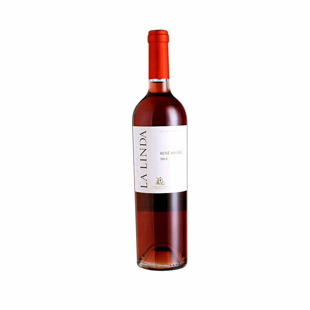 Vino Rosé LA LINDA Malbec Botella 750ml