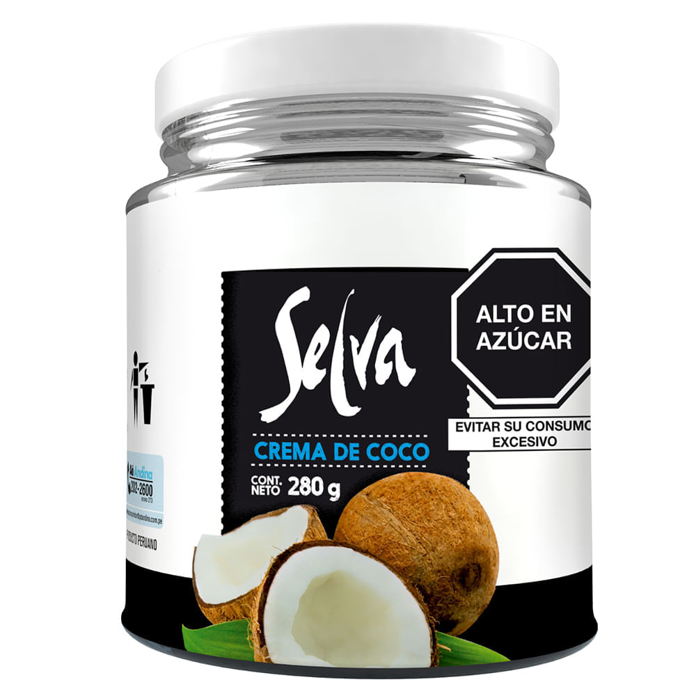 Crema de Coco SELVA Frasco 280g