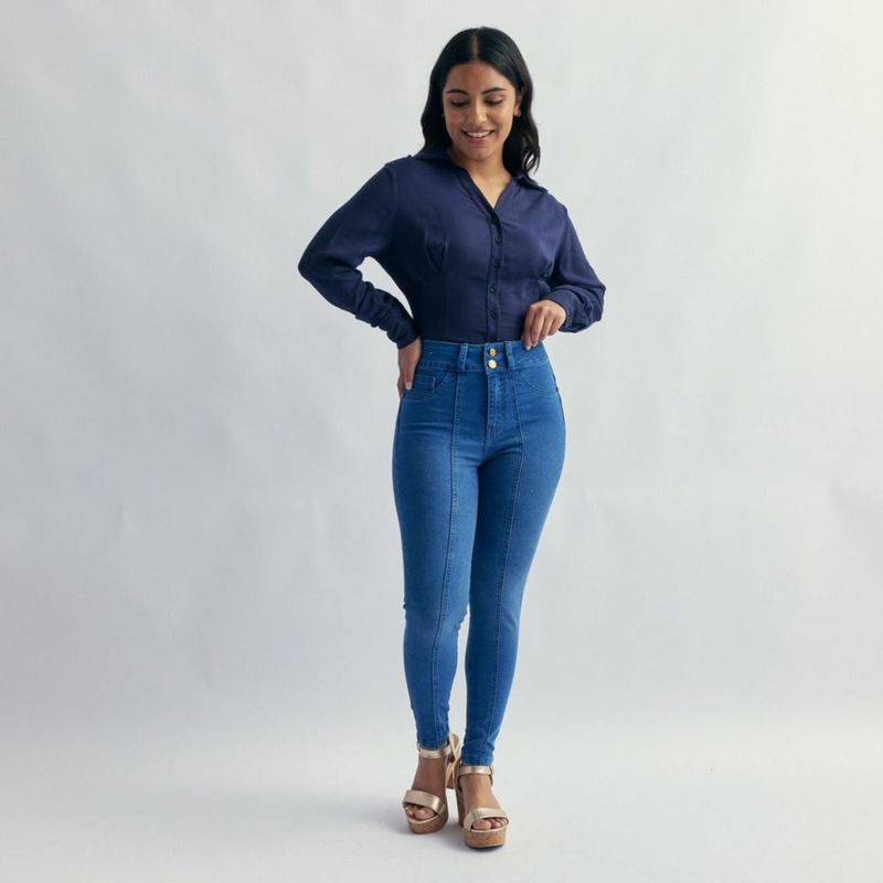 Moda - Mujer - Jeans Mujer KORDA Azul – Oechsle