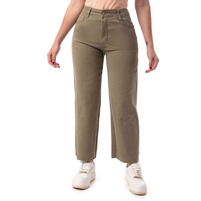 Pantalon Cargo Drill Stretch Mujer Gabih Camell 26 I Oechsle - Oechsle