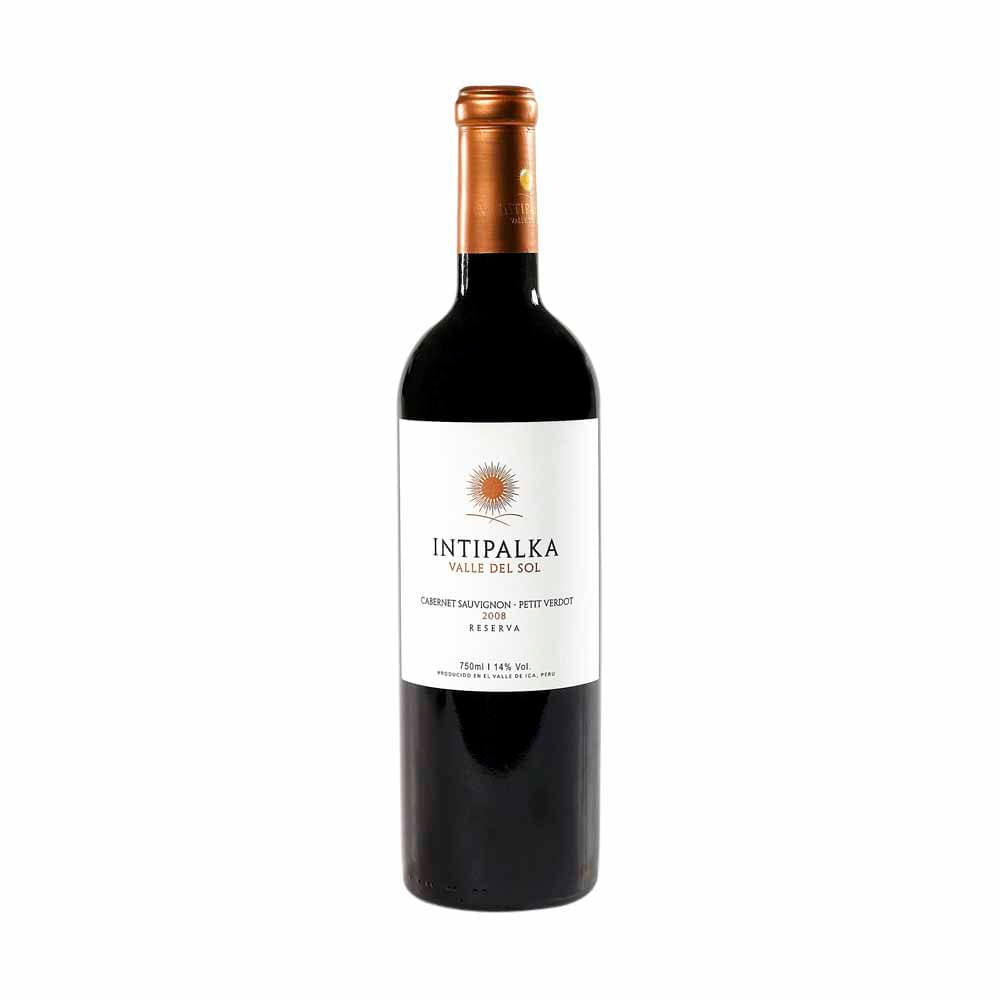 Vino Tinto INTIPALKA Cabernet Sauvignon Petit Verdot Reserva Botella 750ml