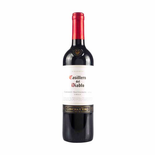 Vino Casillero Del Diablo Cabernet Sauvignon Reserva Botella 750ml