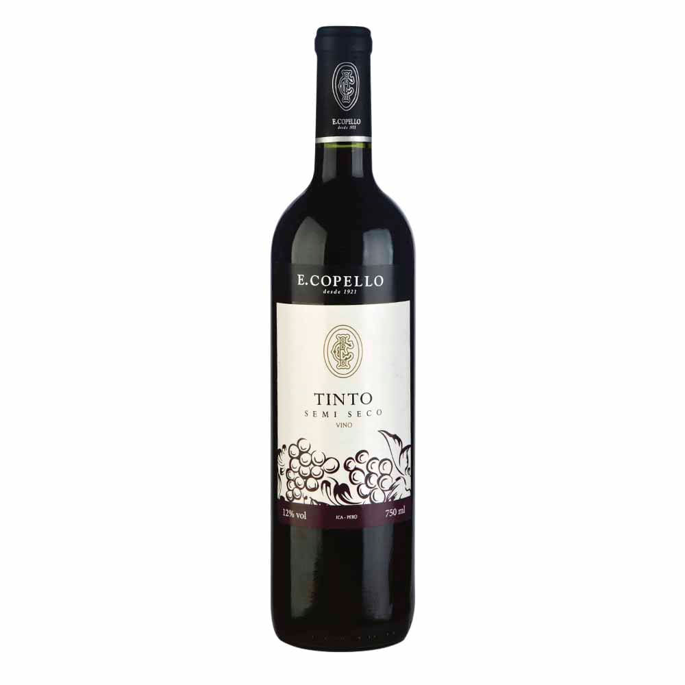 Vino Tinto E. COPELLO Tinto Semi Seco Botella 750ml