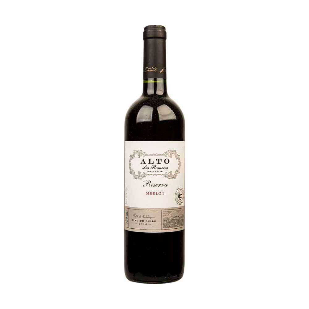 Vino Tinto ALTOS LOS ROMEROS Merlot Botella 750ml