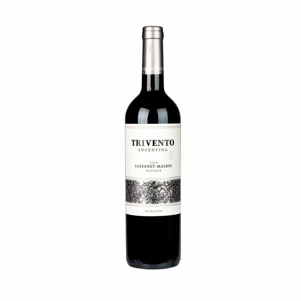 Vino Tinto TRIVENTO Reserva Cabernet Malbec Botella 750ml