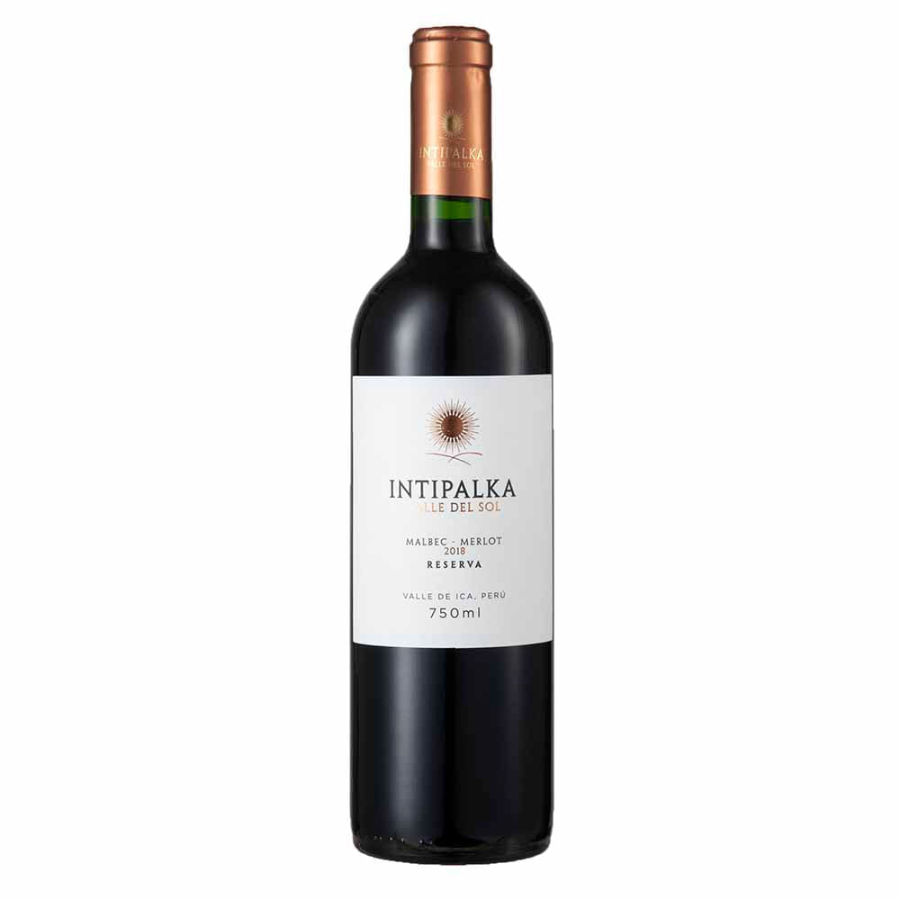 Vino Tinto INTIPALKA Malbec Merlot Reserva Botella 750ml