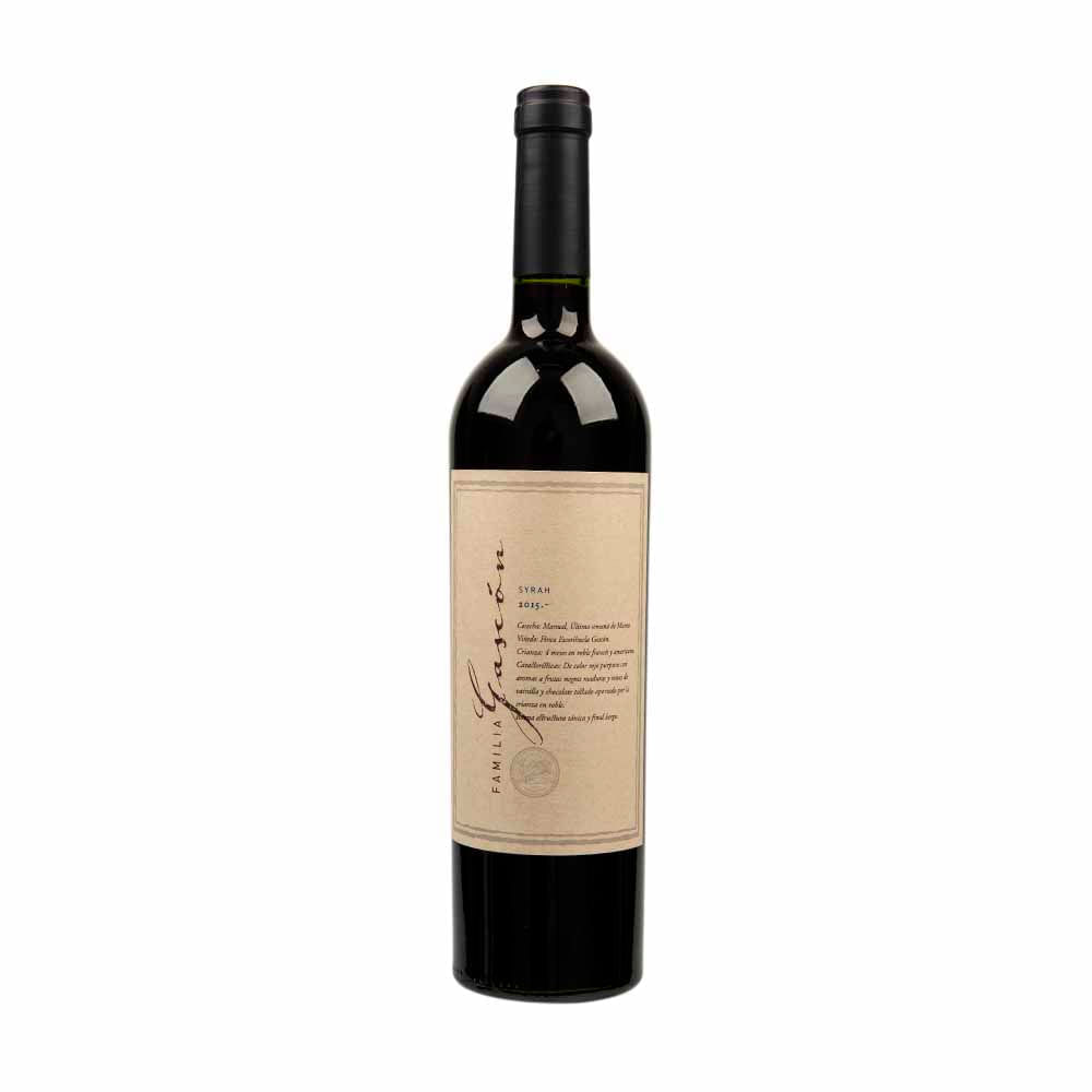 Vino Tinto FAMILIA GASCÓN Syrah Botella 750ml