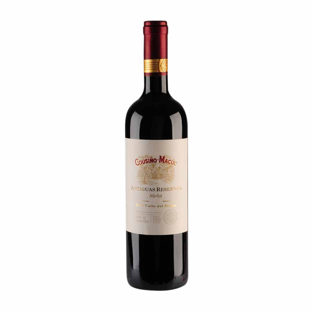 Vino Tinto COUSIÑO MACUL Antiguas Reservas Merlot Botella 750ml