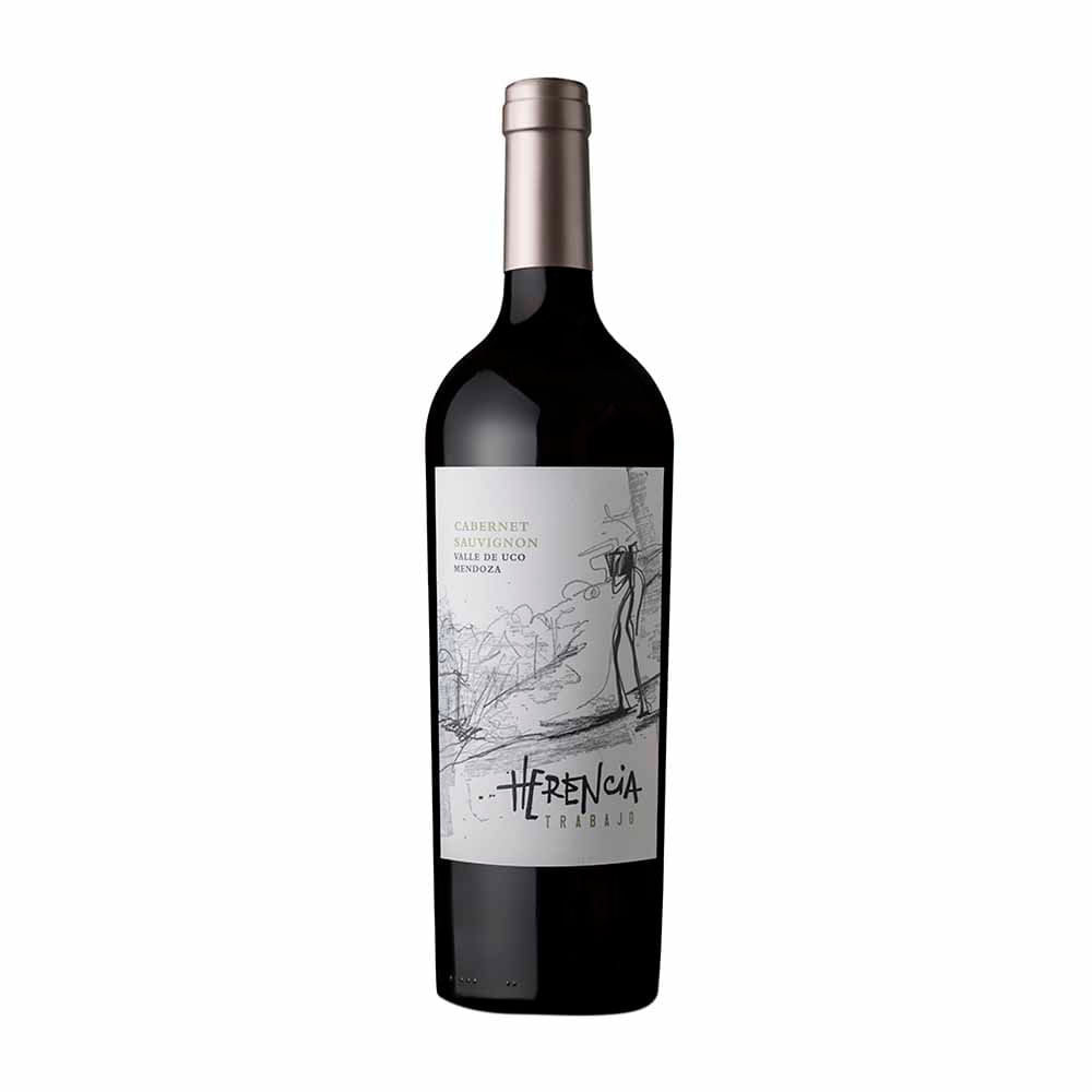 Vino Tinto HERENCIA Trabajo Cabernet Sauvignon Botella 750ml