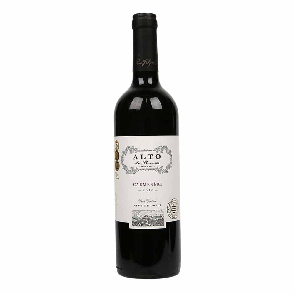 Vino Tinto ALTO LOS ROMEROS Carmenere Botella 750ml