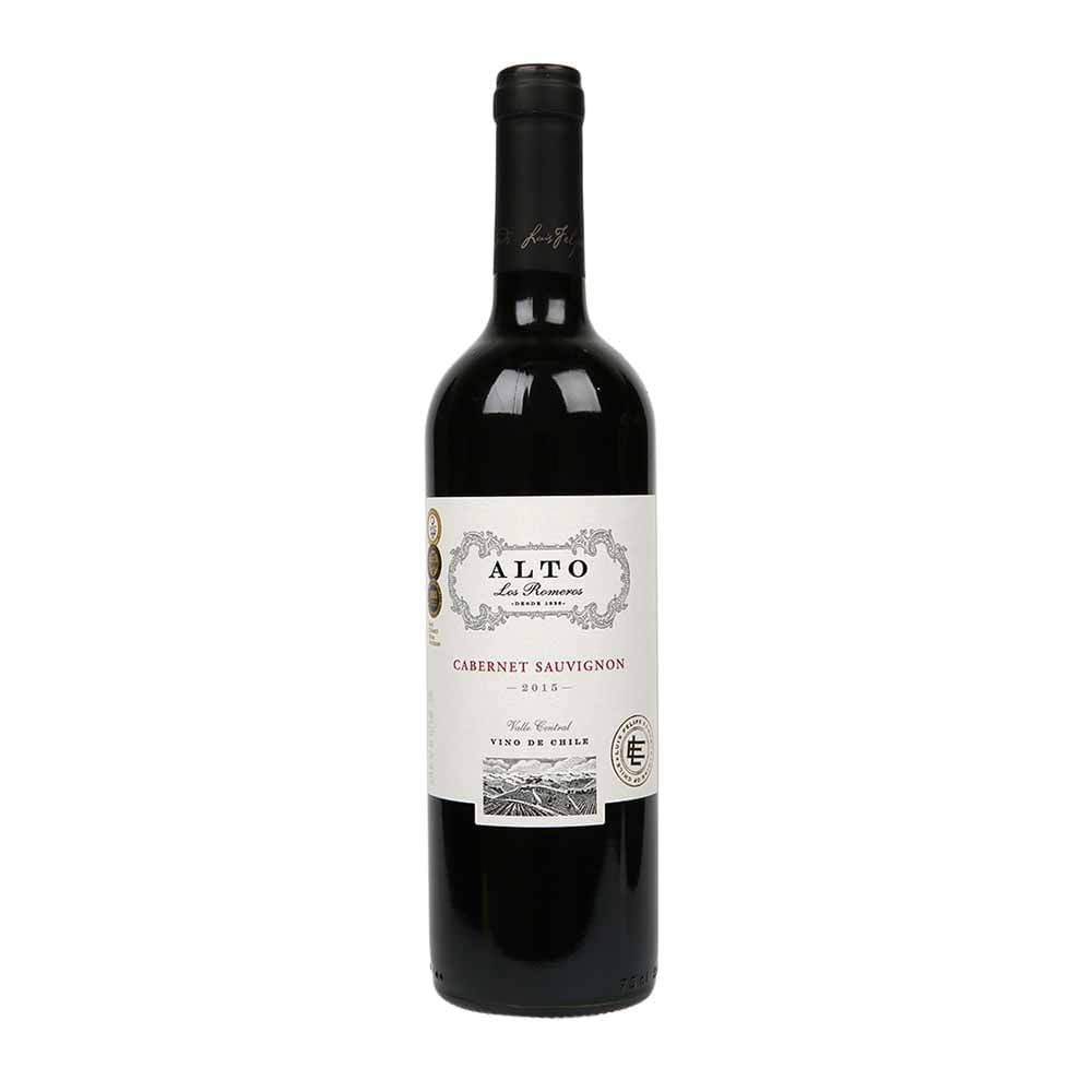 Vino Tinto ALTO LOS ROMEROS Cabernet Sauvignon Clasic Botella 750ml