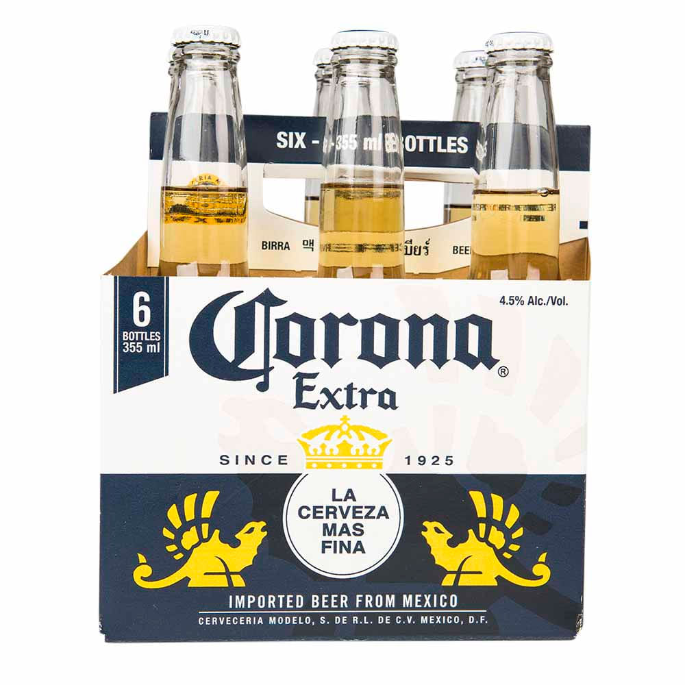 Cerveza CORONA Extra Botella 330ml 6 Pack