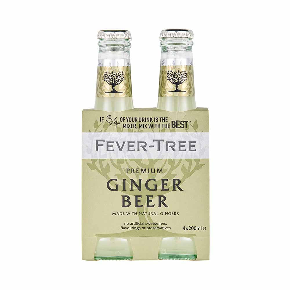 Ginger Beer FEVER TREE Botella 200ml Caja 4un
