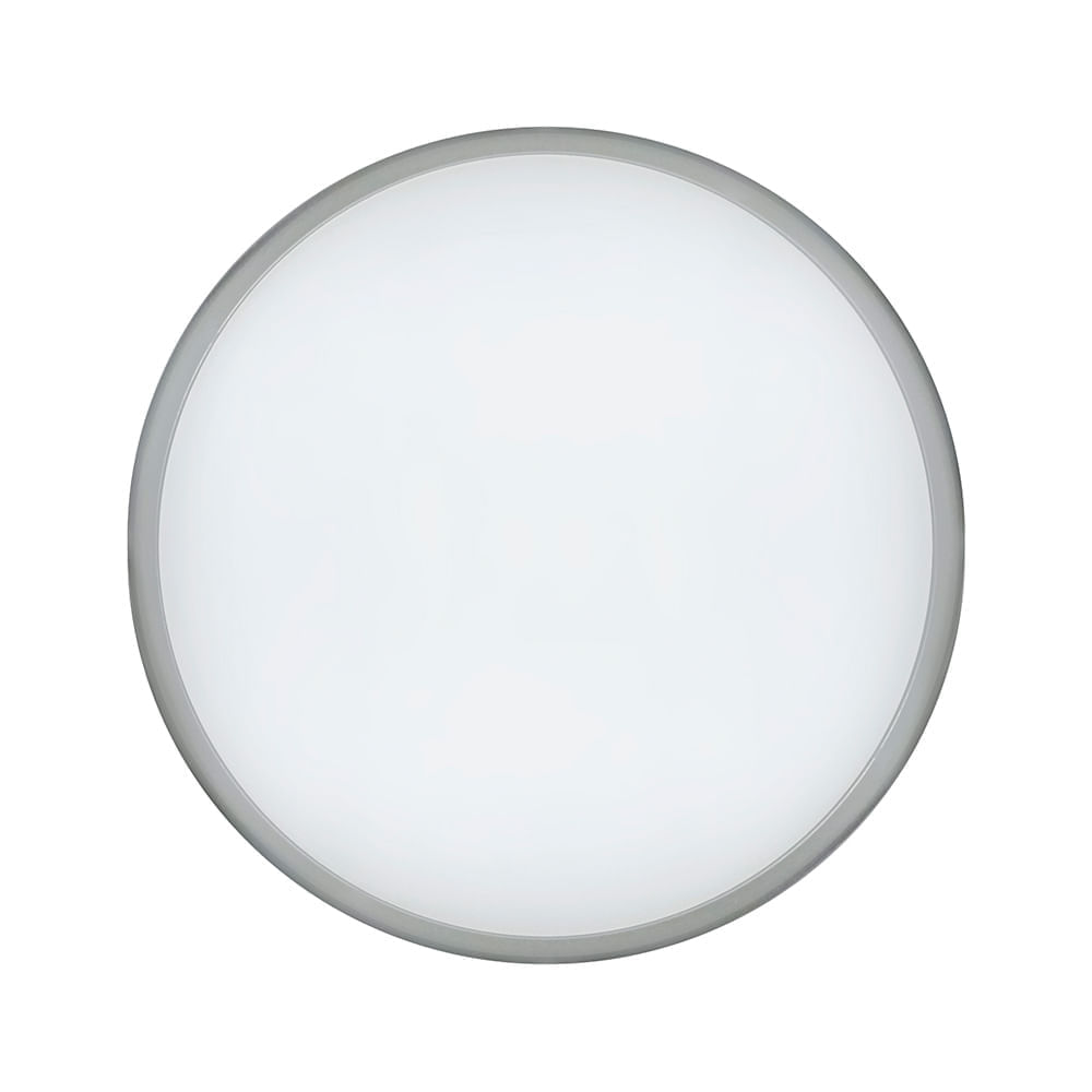 Plafón led 30W IP65 Silver 30cm luz cálida Lightech