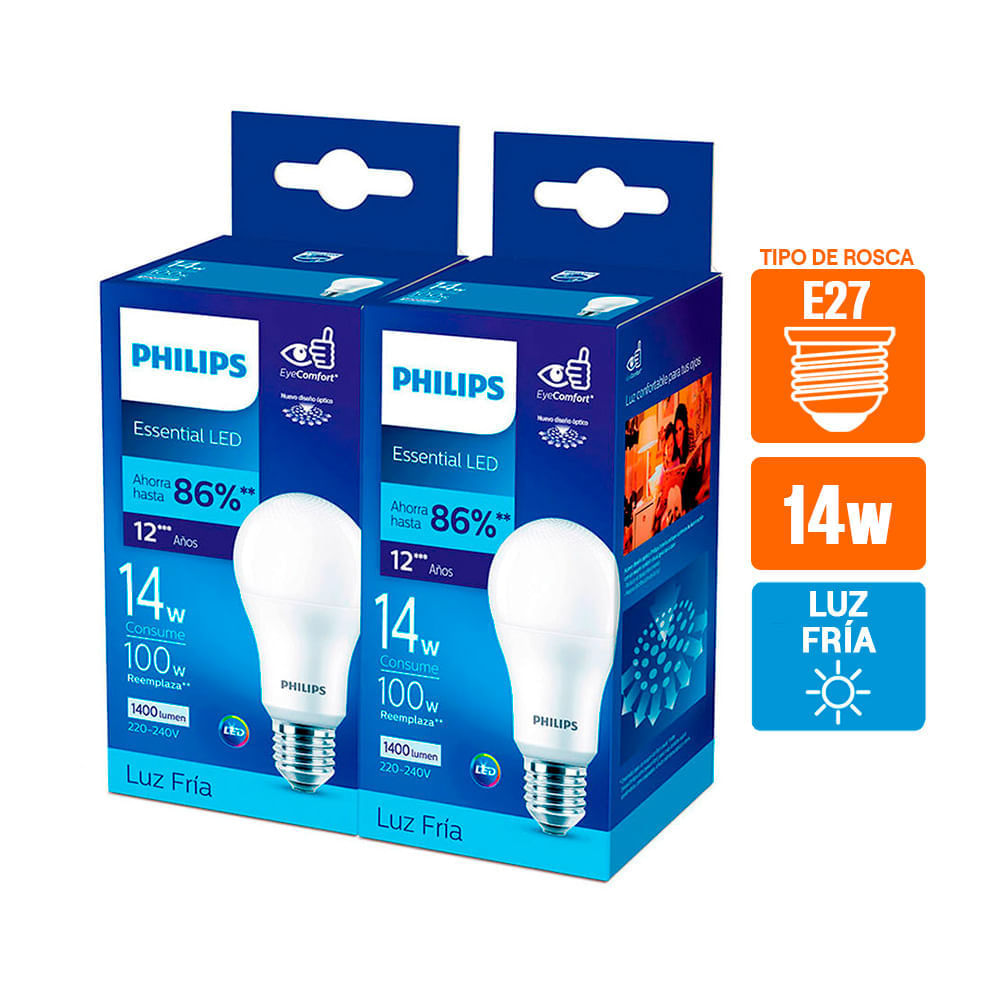 Foco LED Bulbo E27 7W Luz Fría - Oechsle
