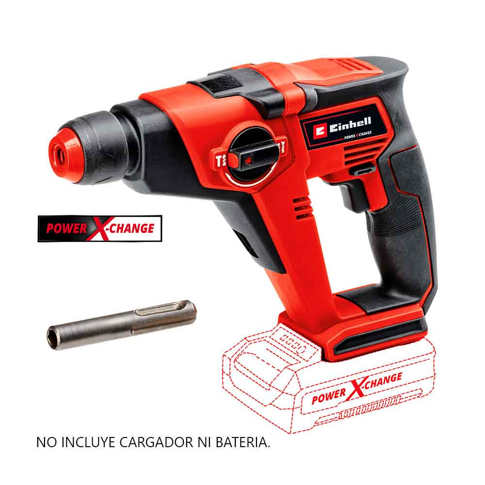 Rotomartillo Inalámbrico Einhell TEHD 1812LI 18V en Color Rojo