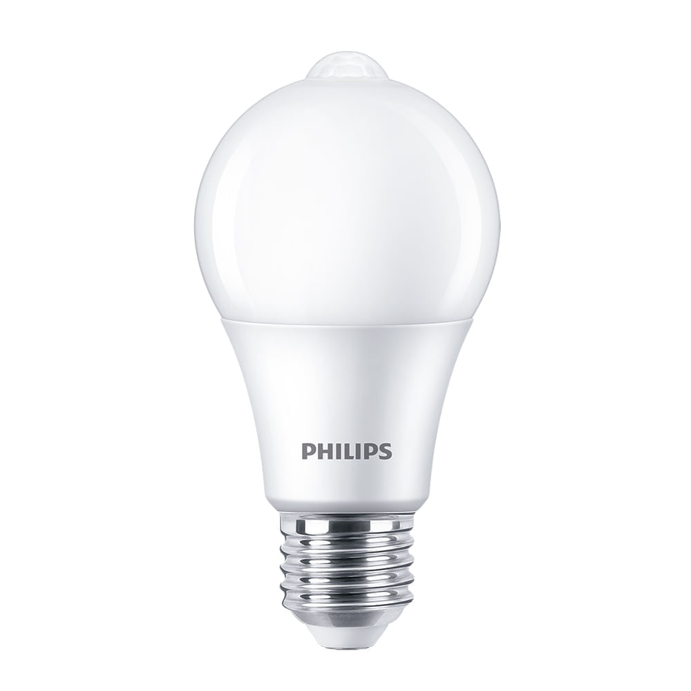 Foco LED Philips Sensor E27 8W Luz Fría