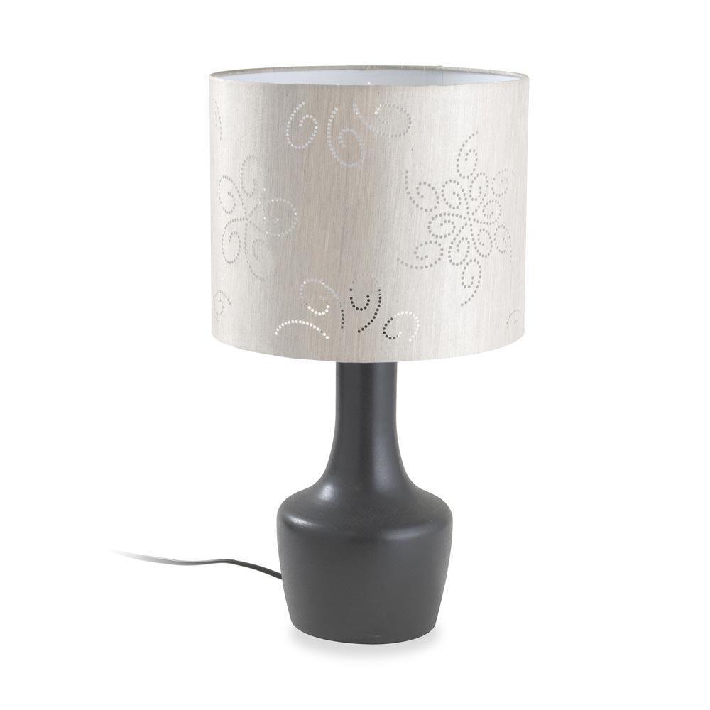 Lámpara de Mesa Moderna Flower Orange 1 Luz