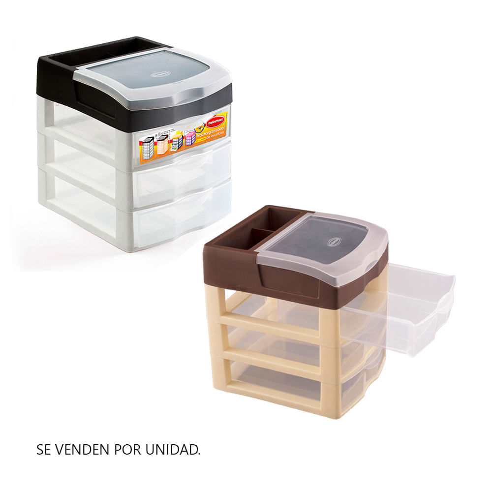 Minigavetero 3 niveles Polinplast