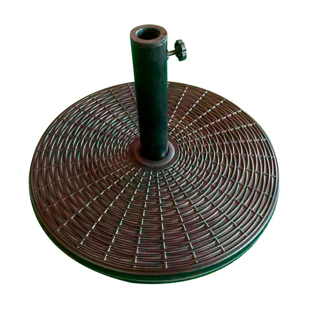 Base sólida HDPE + cemento sombrilla central 25 kg