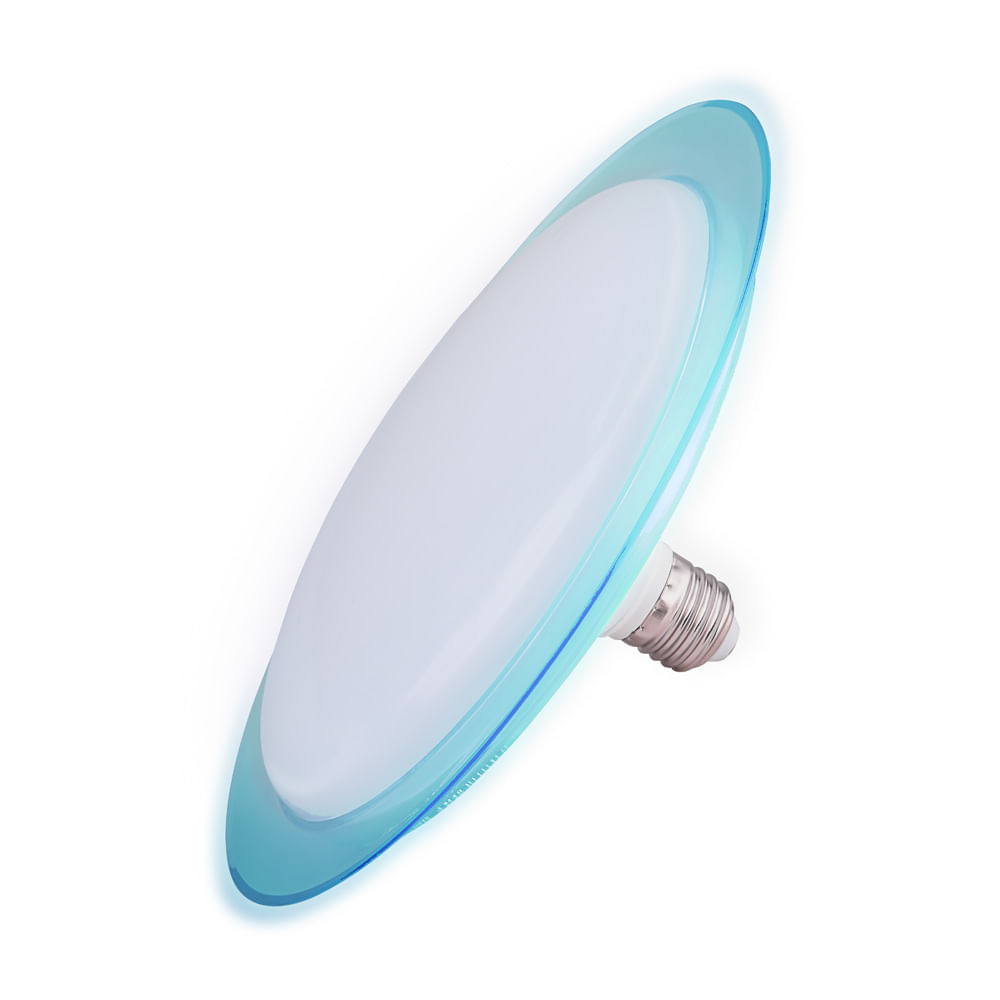 Plafón LED UFO 20W Celeste Luz Fría