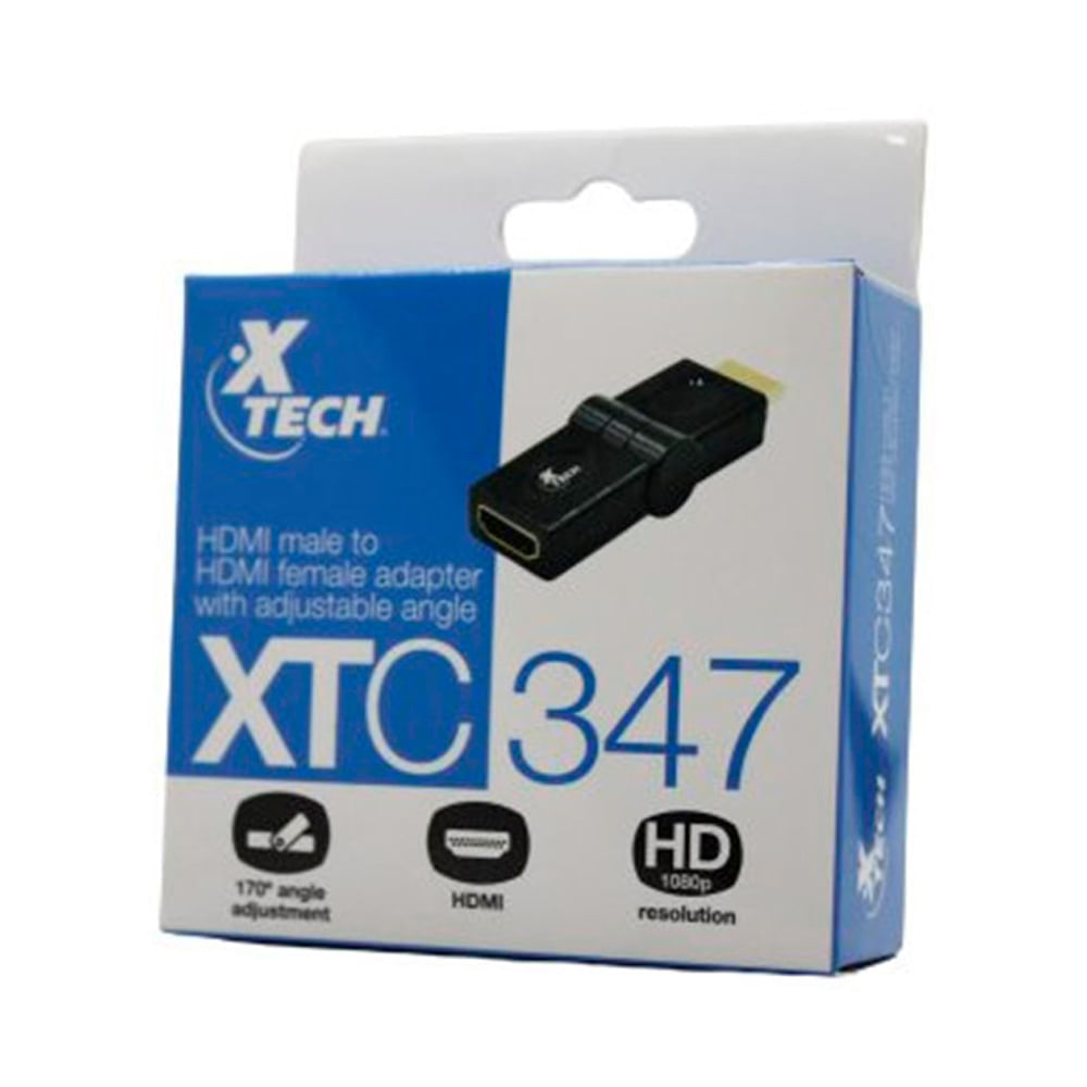 Xtech Adaptador con conector HDMI macho a HDMI hembra con ángulo de 90  grados – Importadora Cybertronic