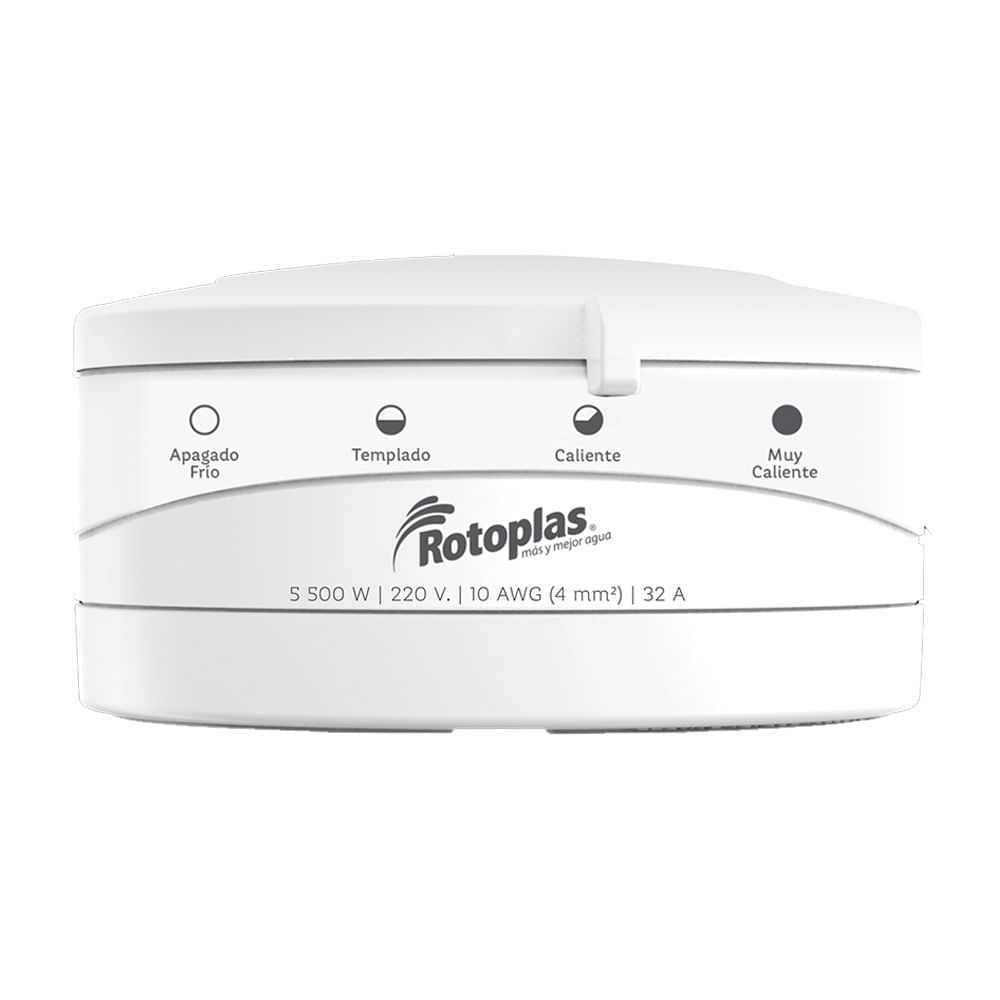 Ducha Eléctrica Rotoplas 4T 5500W Blanco