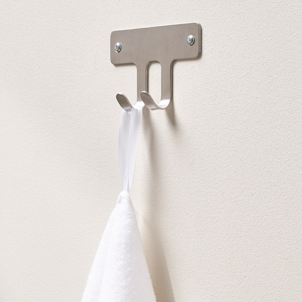 Perchero de Acero Inoxidable Sensea Loft Mate x 2 Plata