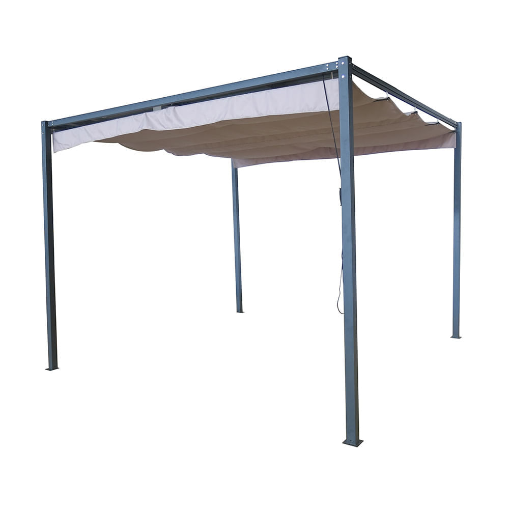 Pergola Recta 300x300cm Beige Pergola Recta 300x300cm Beige
