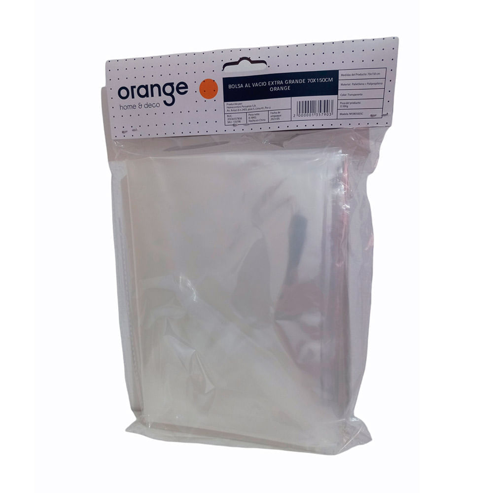 Bolsa al vacío extra grande 70x150cm