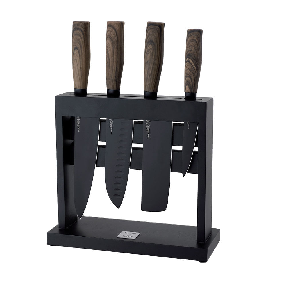 Organizador de cuchillo + 4 cuchillos Wayu
