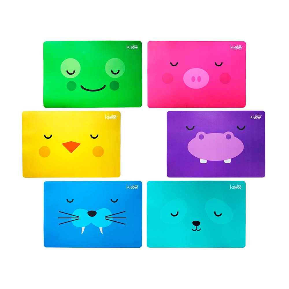 Individual Cocina PVC Keep Kido Animals Aleatorio