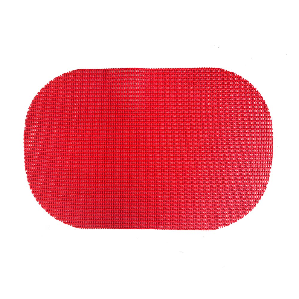 Set x 4 Individuales de PVC Orange Modelo X4 en Color Rojo